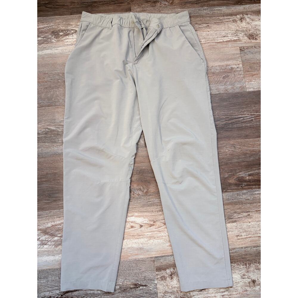Fabletics The Only Pant Mens 38w 29 Inseam Gray Dress Pants Athleisure